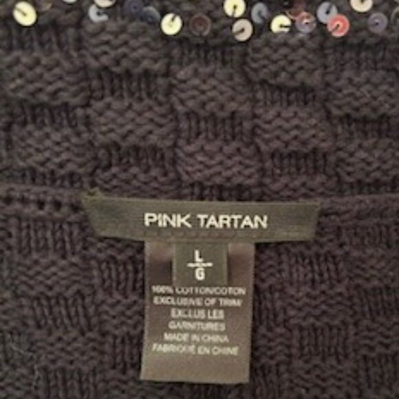 Ladies PINK TARTEN knit jacket - Size L - Picture 3 of 3